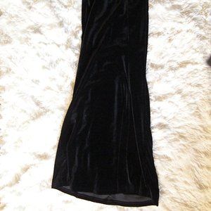 Susan Graver, black long skirt